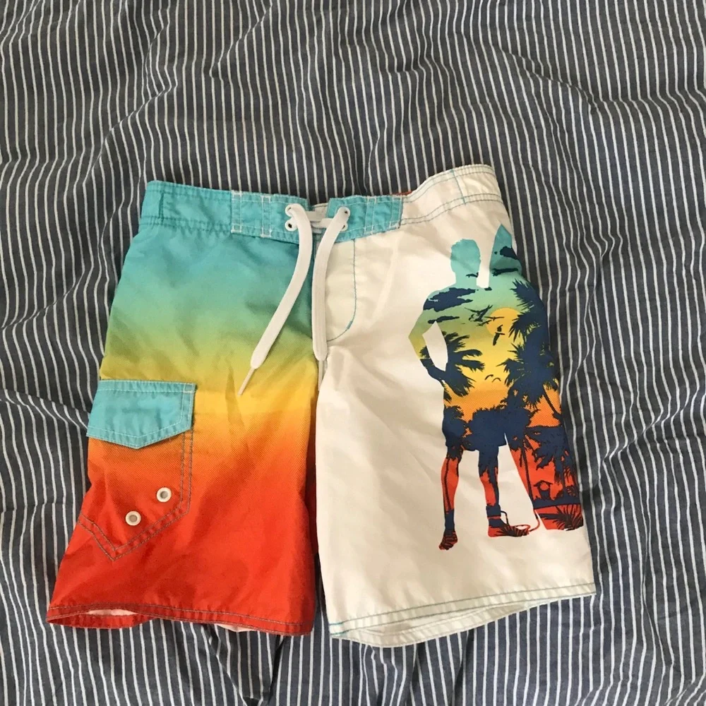 4/$25 Old Navy boys swim trunks